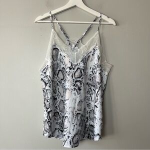 Unbranded Animal Print Spaghetti Strap Tank Medium